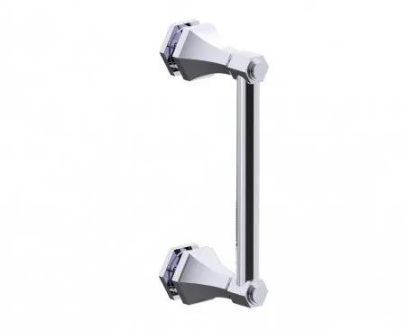 polished chrome door handle