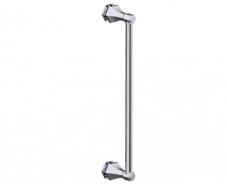 polished chrome door handle