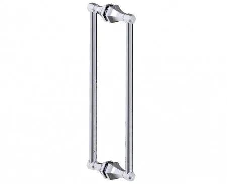 polished chrome door handle