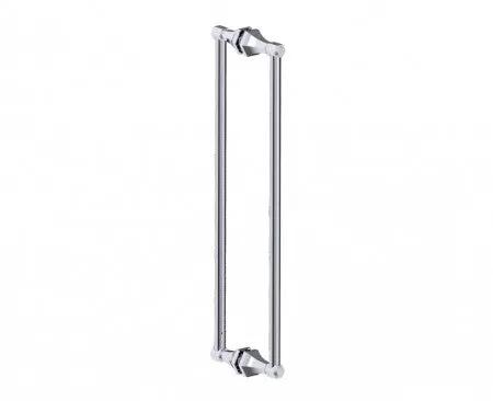 polished chrome door handle