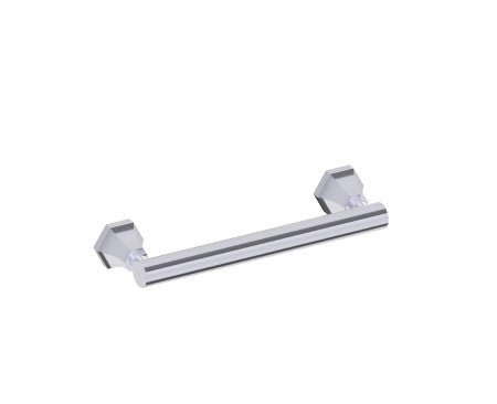 polished chrome grab bar