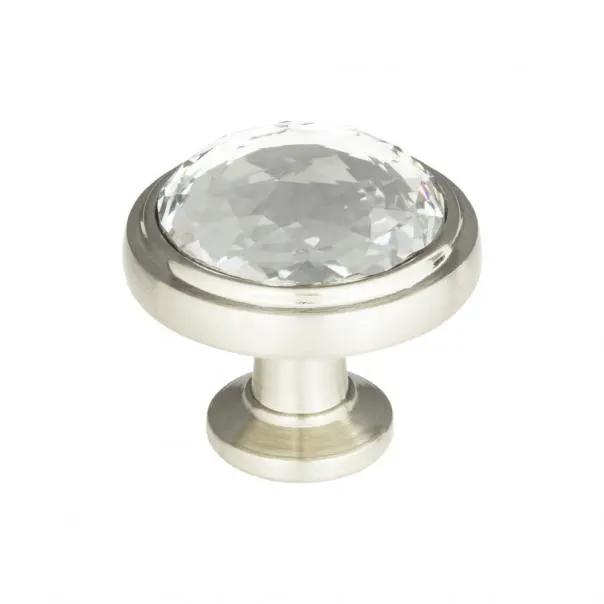 Atlas Legacy Crystal Round Knob 1 5/16 Inch by Atlas