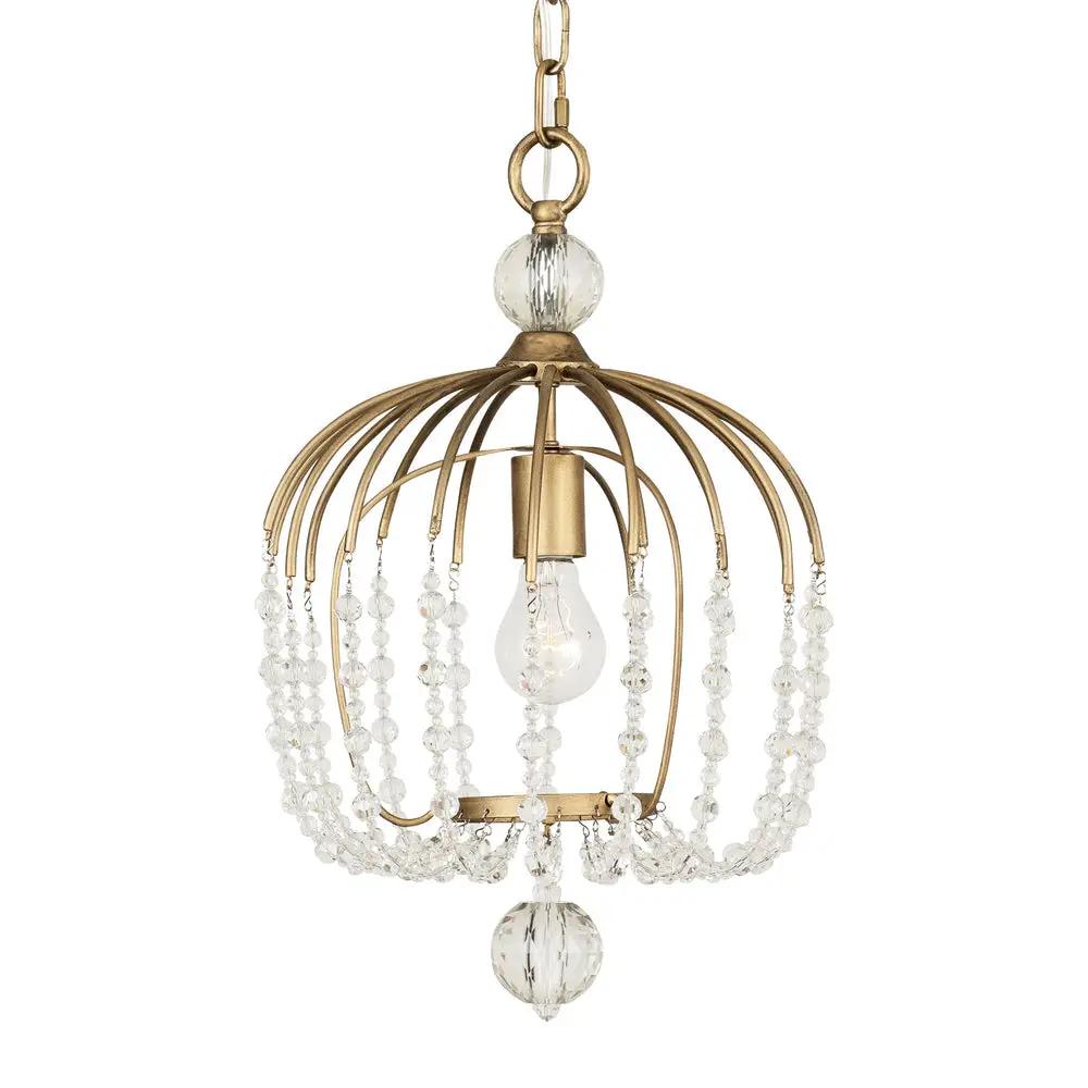 havana gold pendant light