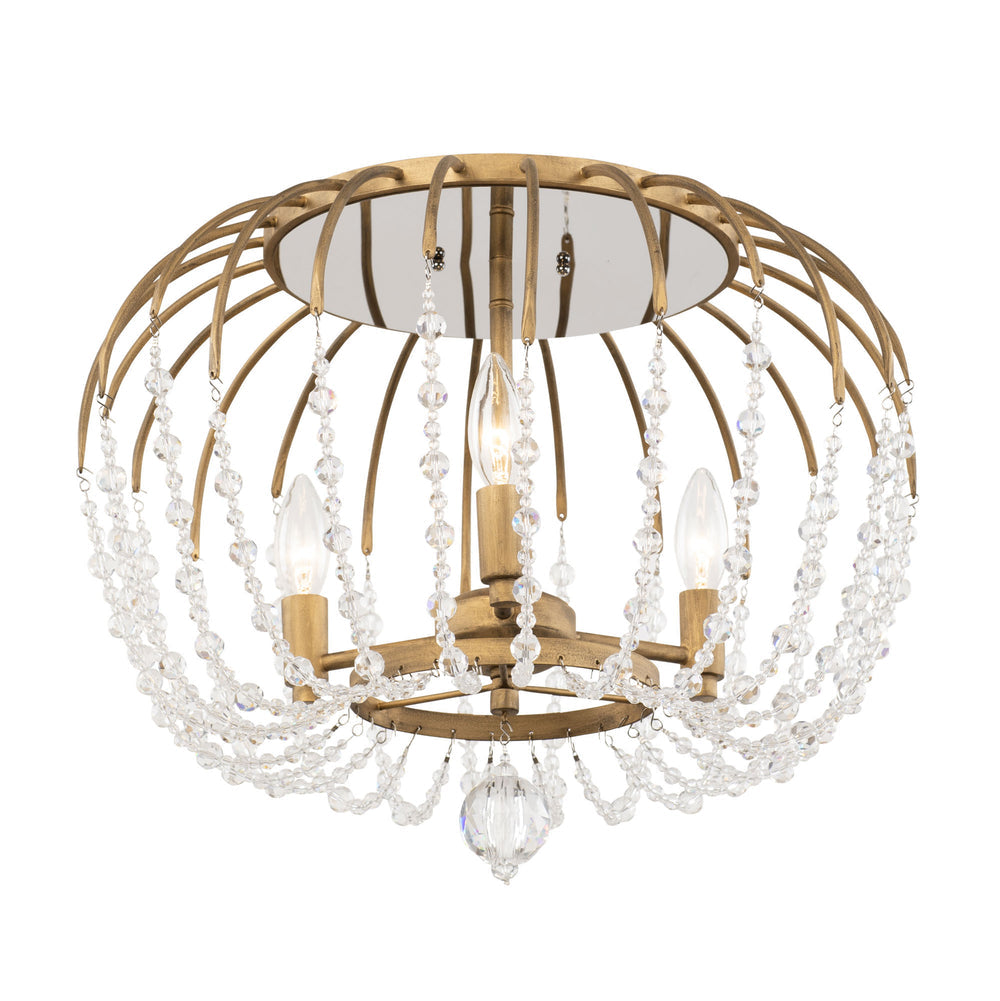 havana gold chandelier
