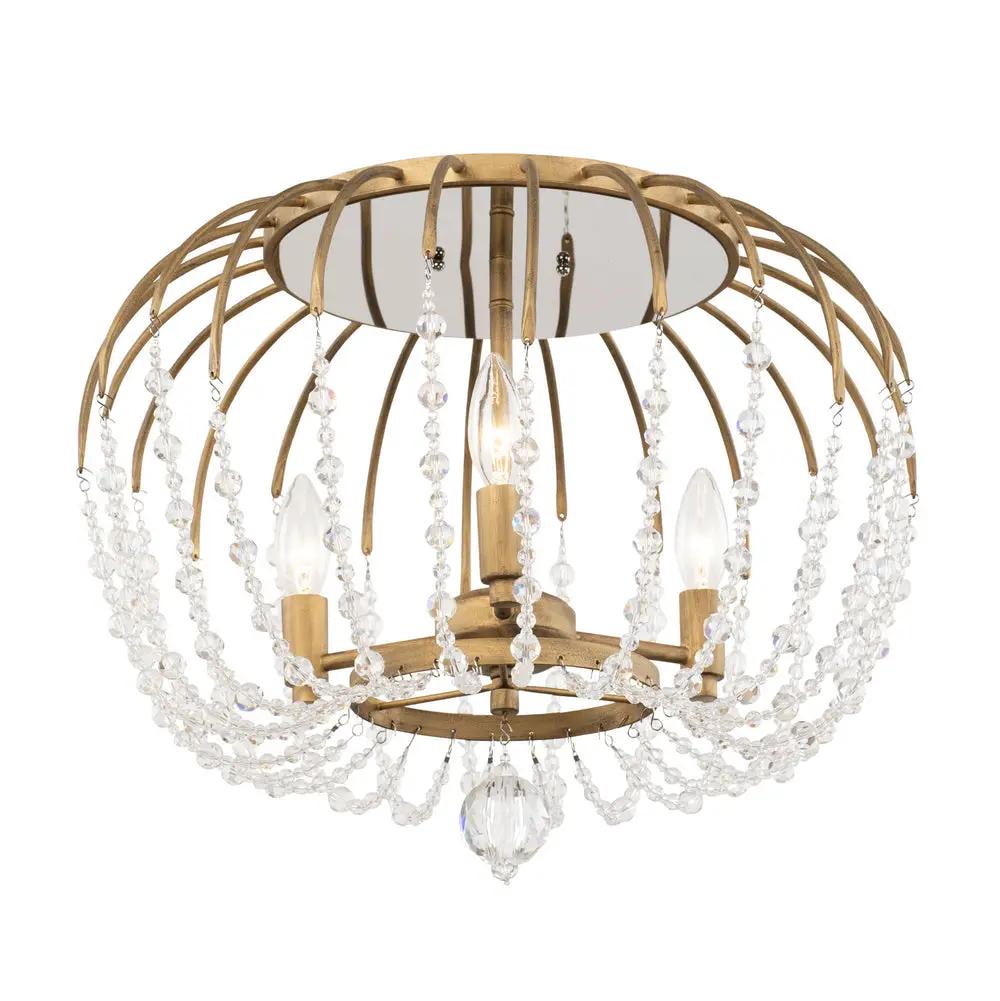 havana gold chandelier