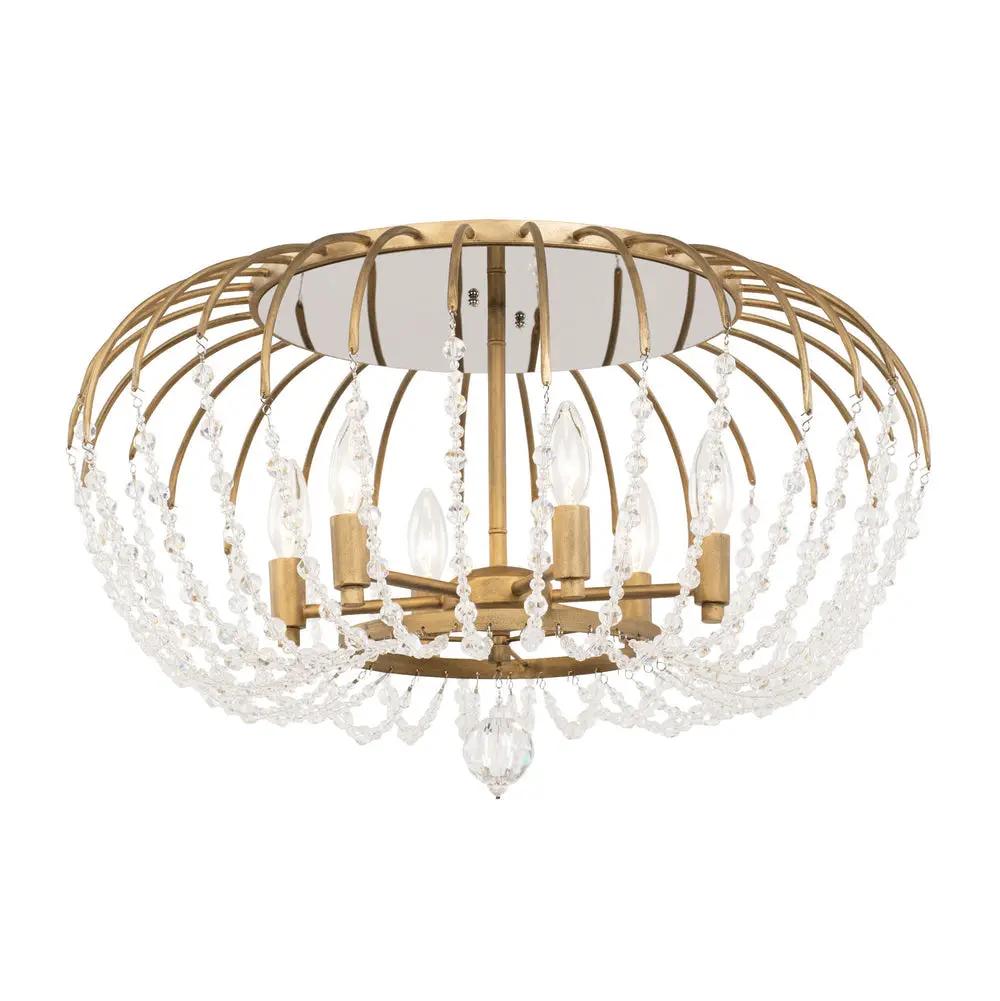 havana gold chandelier