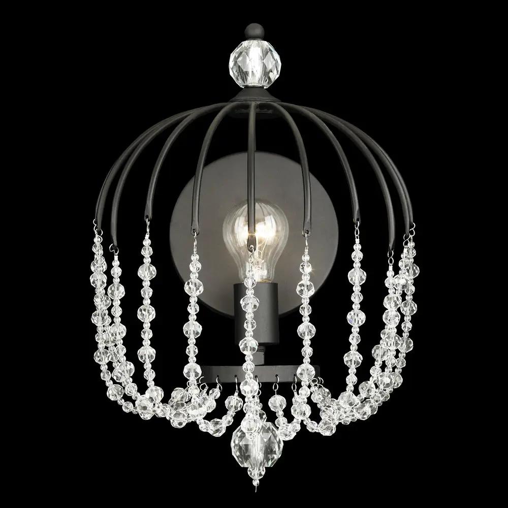 Varaluz Voliere 1-Light Crystal Wall Sconce by Varaluz