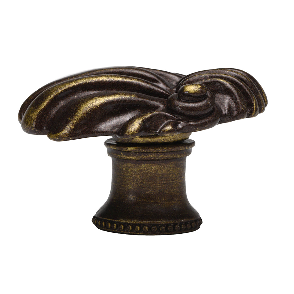 antique brass knob