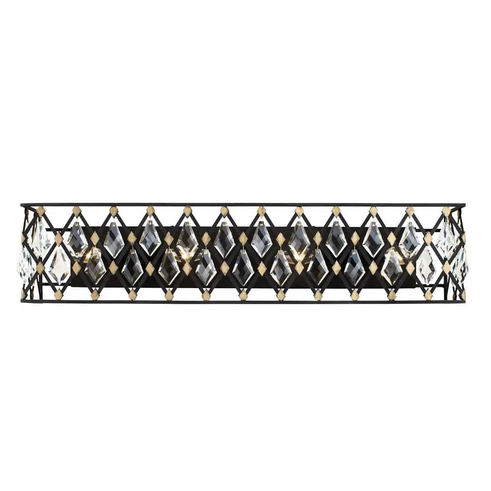 carbon/havana gold wall mount light