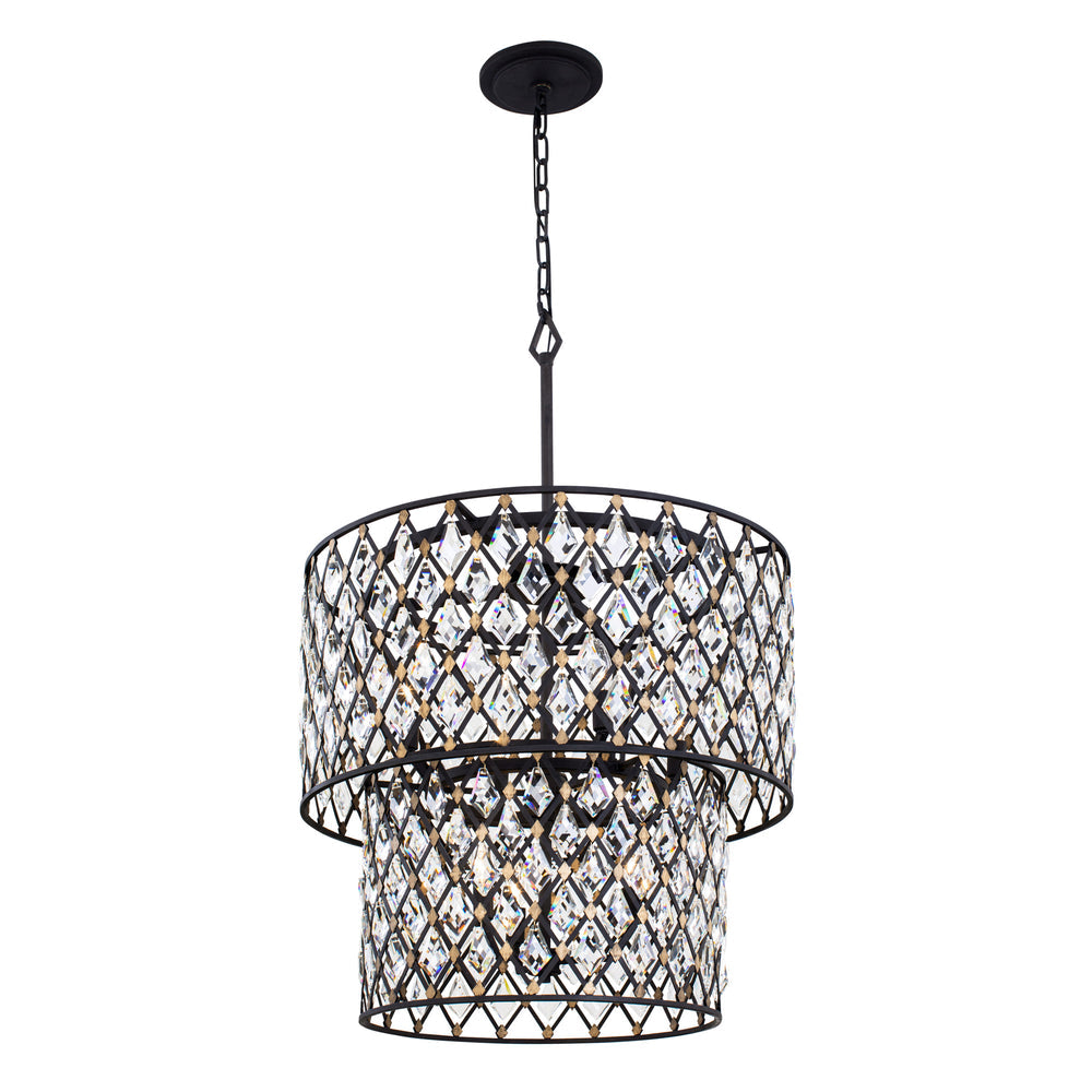 carbon/havana gold chandelier