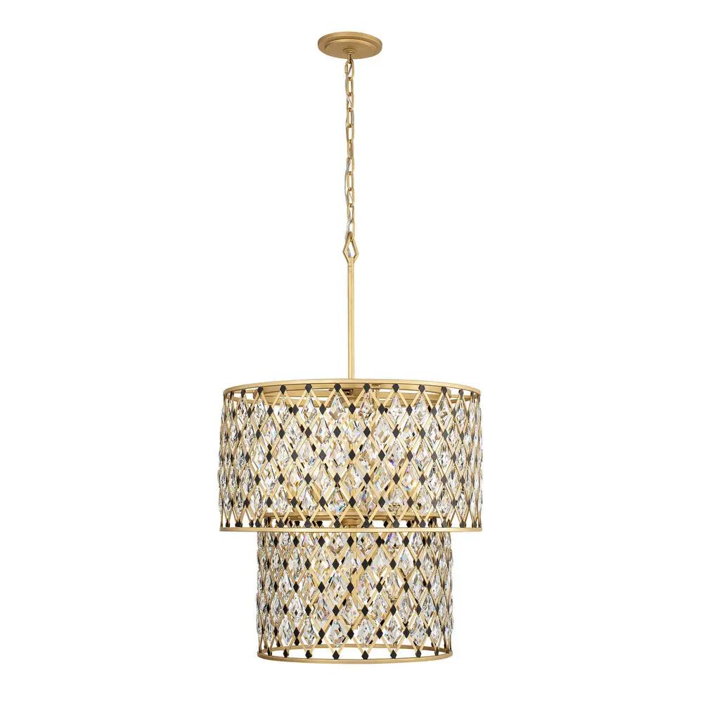 Varaluz Windsor 7-Light 2-Tier Crystal Chandelier by Varaluz