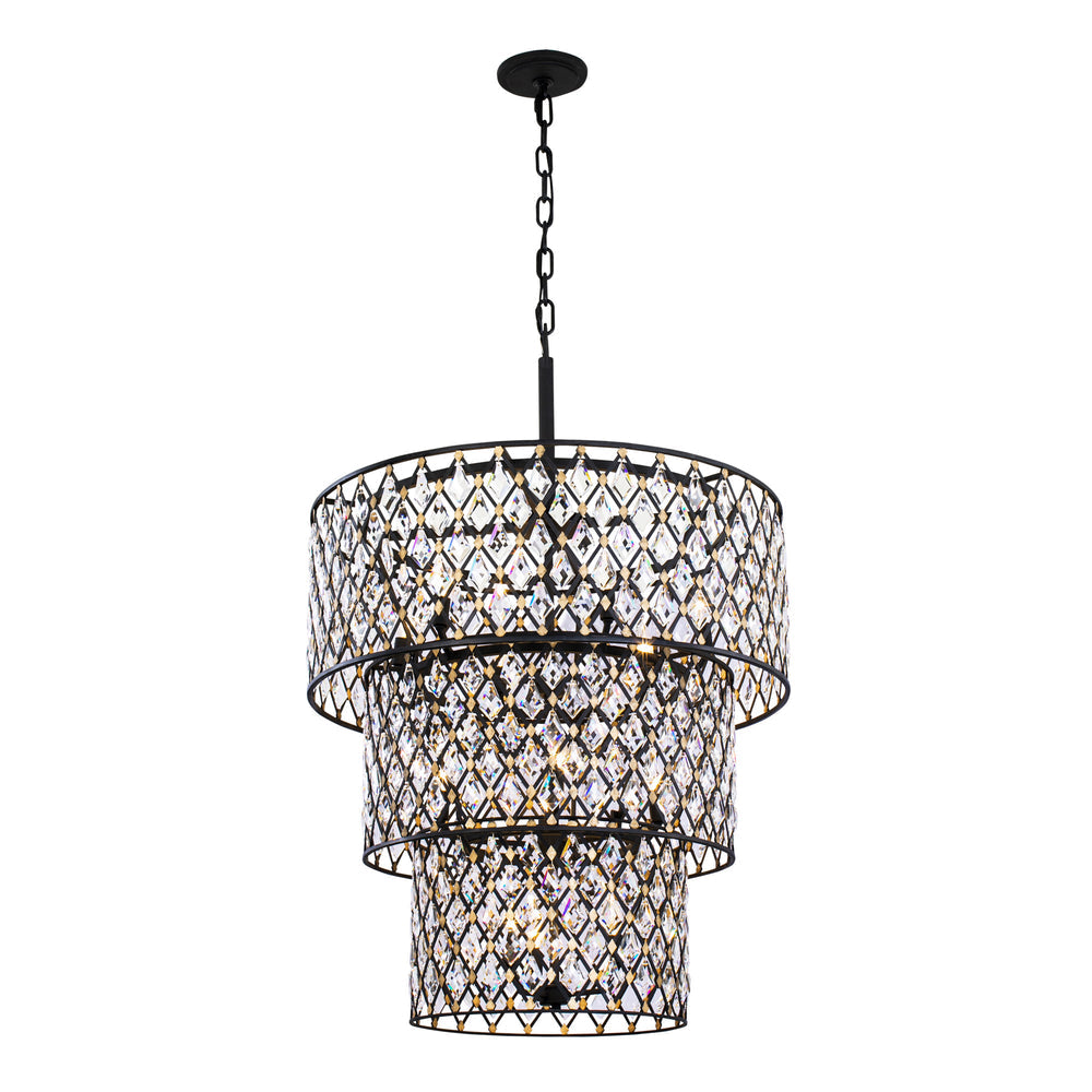 carbon/havana gold chandelier