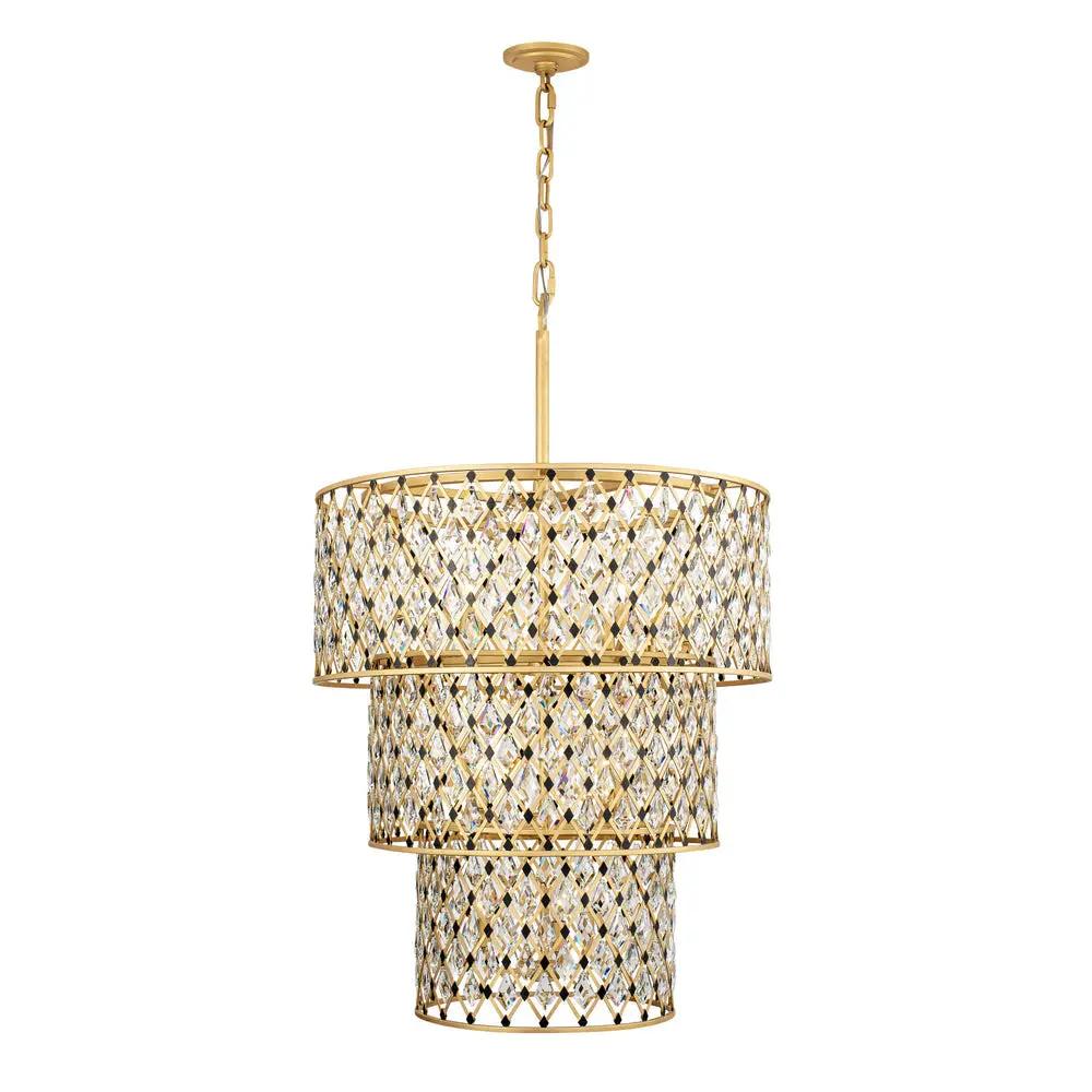 Varaluz Windsor 13-Light 3-Tier Crystal Chandelier by Varaluz