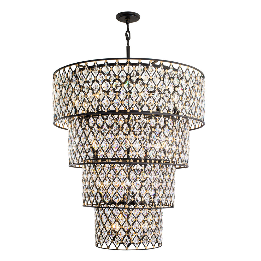 carbon/havana gold chandelier