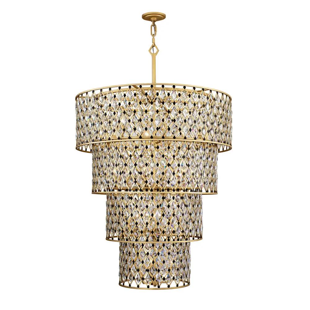 Varaluz Windsor 21-Light 4-Tier Crystal Chandelier by Varaluz