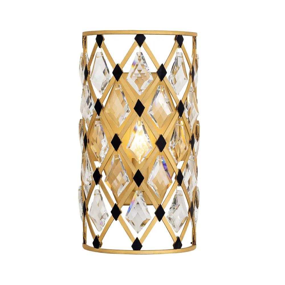 Varaluz Windsor 1-Light Crystal Sconce by Varaluz