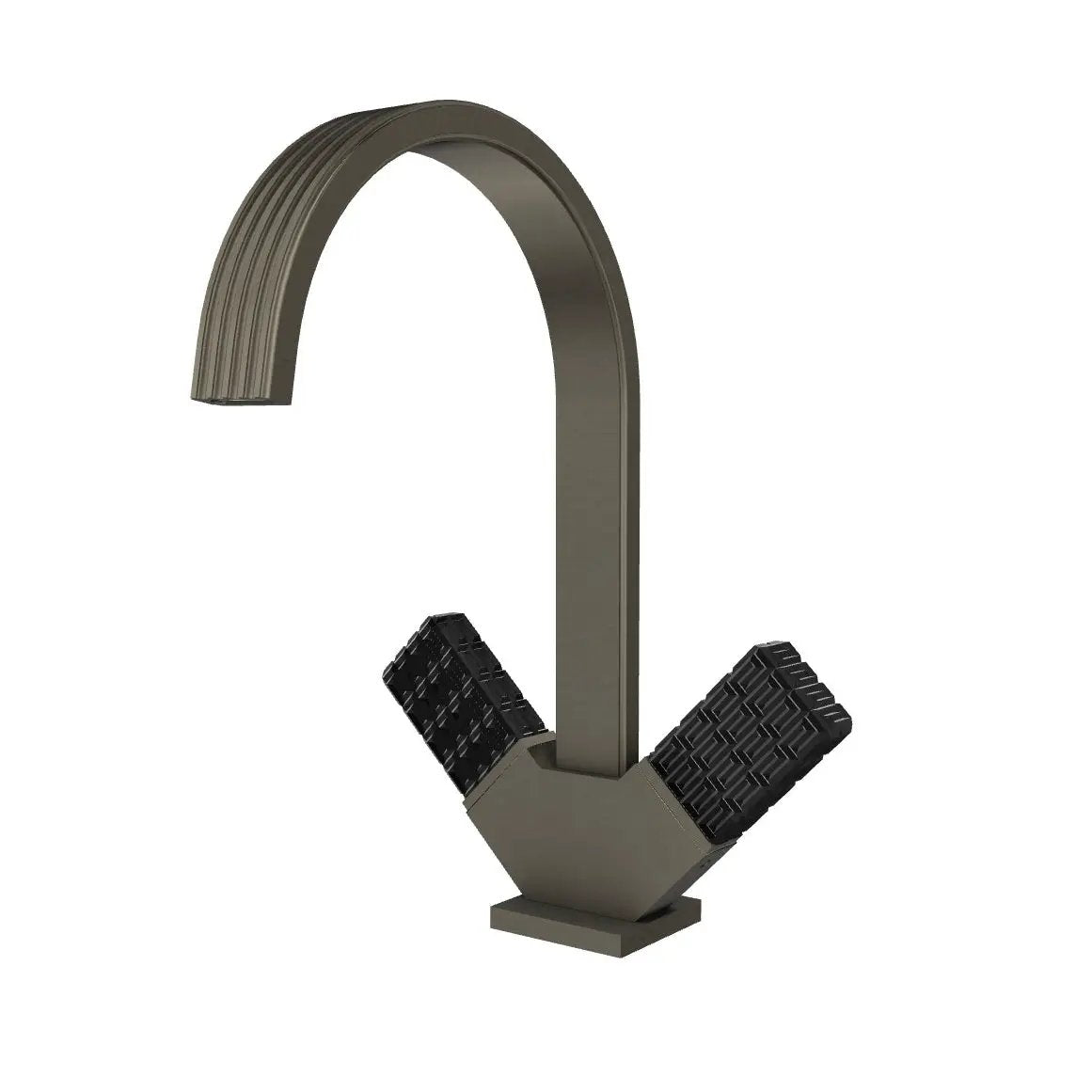 Aquabrass Tosca Single Hole 2 Handles Lavatory Faucet by Aquabrass