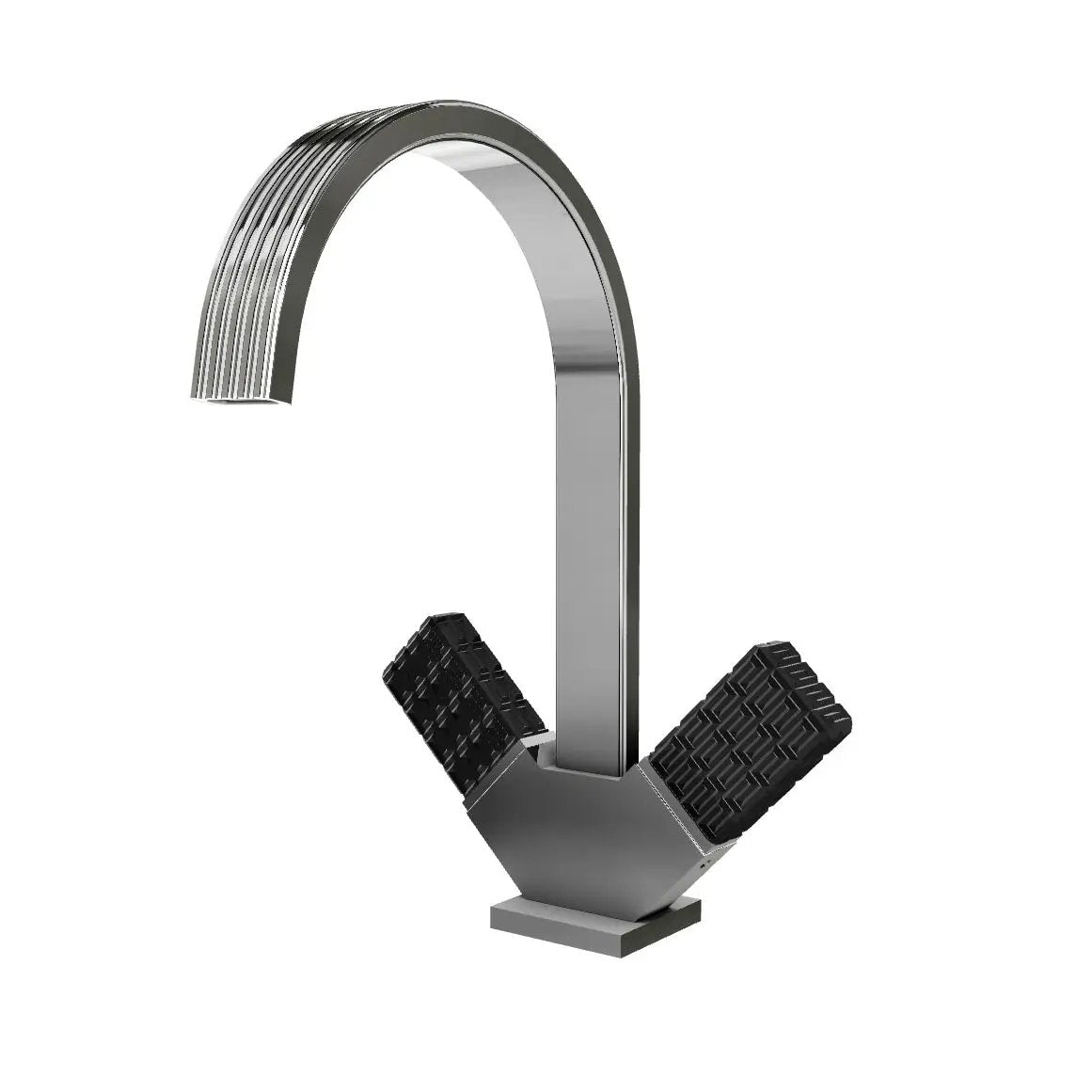 Aquabrass Tosca Single Hole 2 Handles Lavatory Faucet by Aquabrass