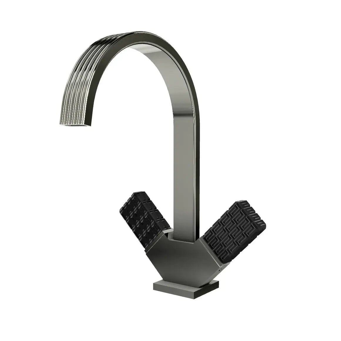 Aquabrass Tosca Single Hole 2 Handles Lavatory Faucet by Aquabrass
