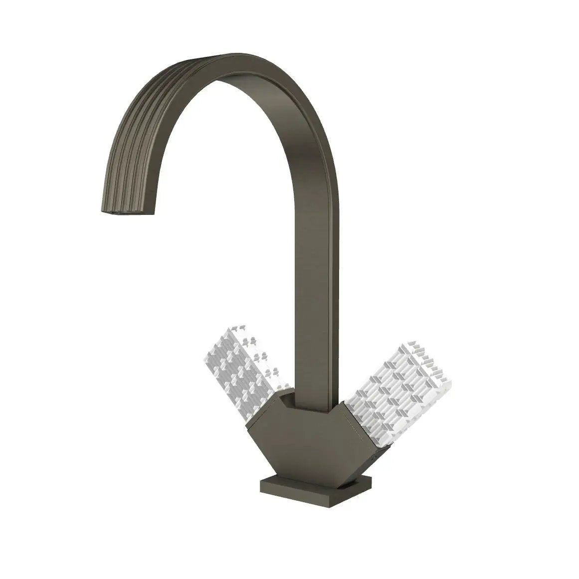 Aquabrass Tosca Single Hole 2 Handles Lavatory Faucet by Aquabrass