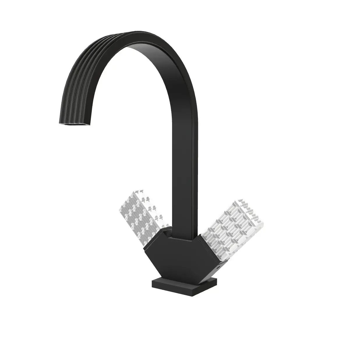 Aquabrass Tosca Single Hole 2 Handles Lavatory Faucet by Aquabrass