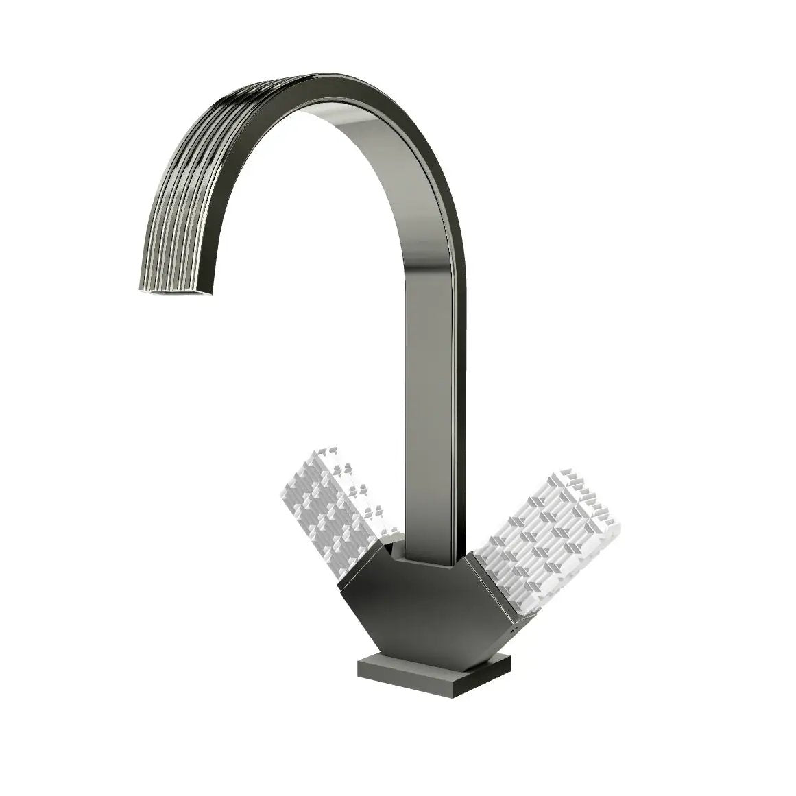 Aquabrass Tosca Single Hole 2 Handles Lavatory Faucet by Aquabrass