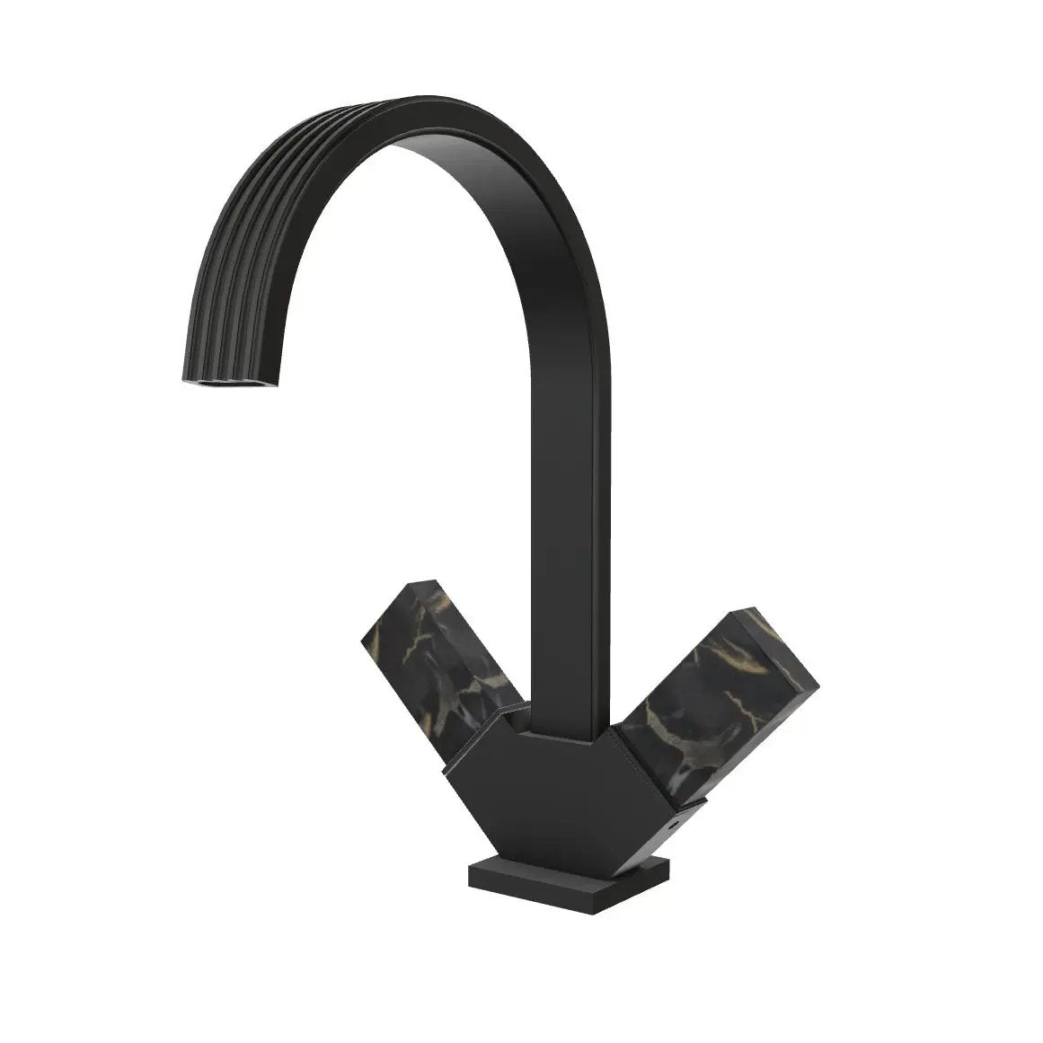 Aquabrass Tosca Single Hole 2 Handles Lavatory Faucet by Aquabrass