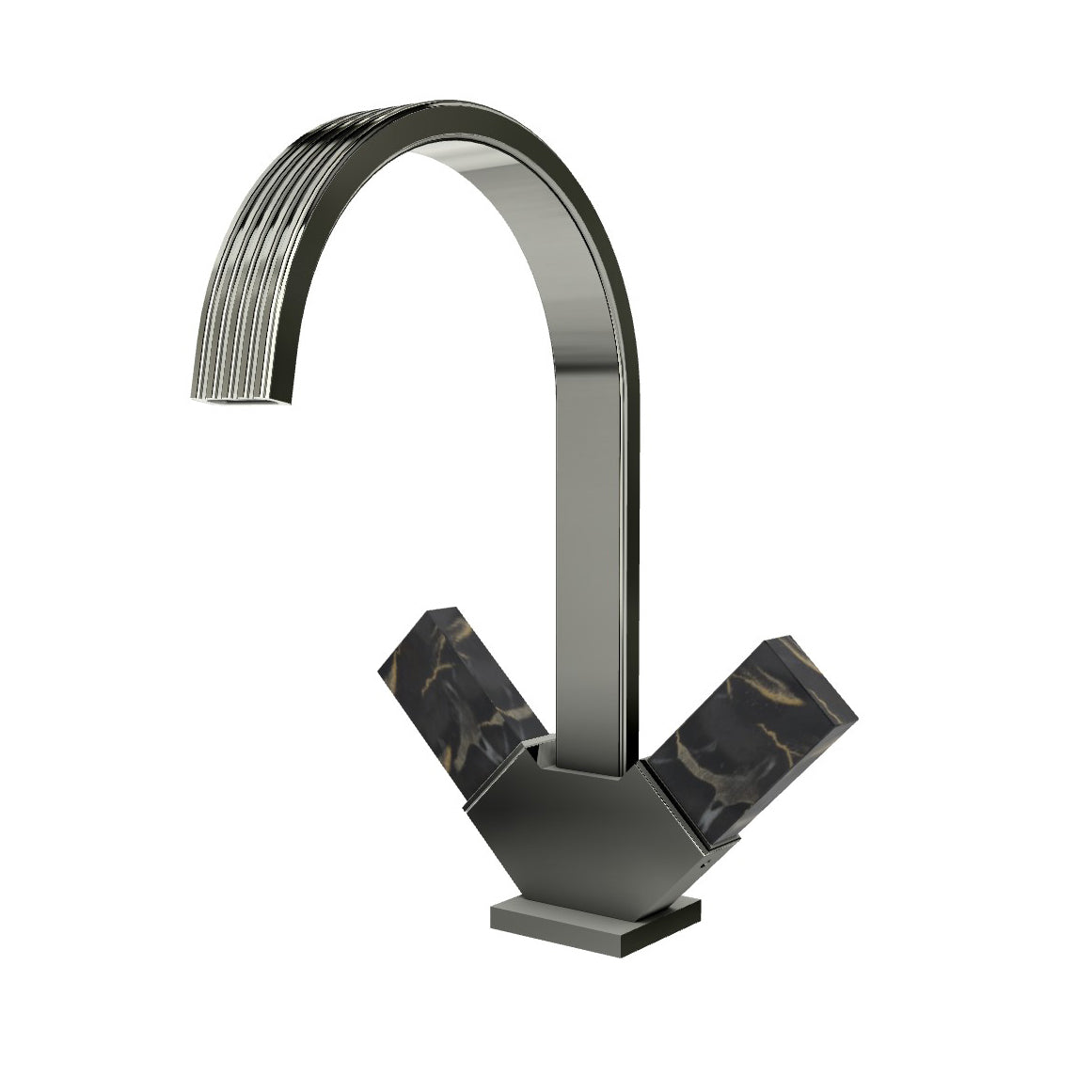 Aquabrass Tosca Single Hole 2 Handles Lavatory Faucet