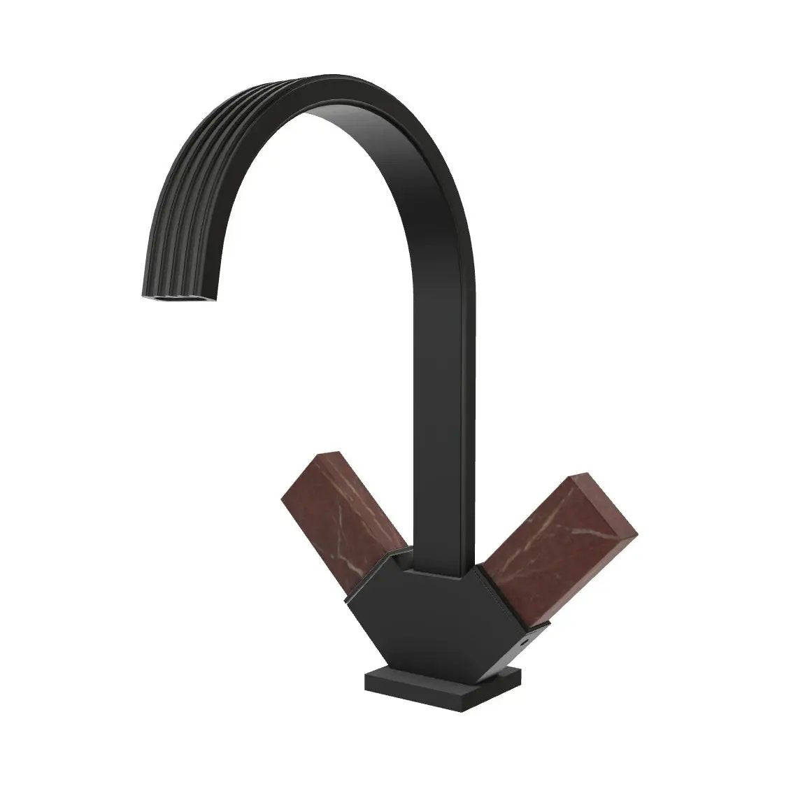 Aquabrass Tosca Single Hole 2 Handles Lavatory Faucet by Aquabrass