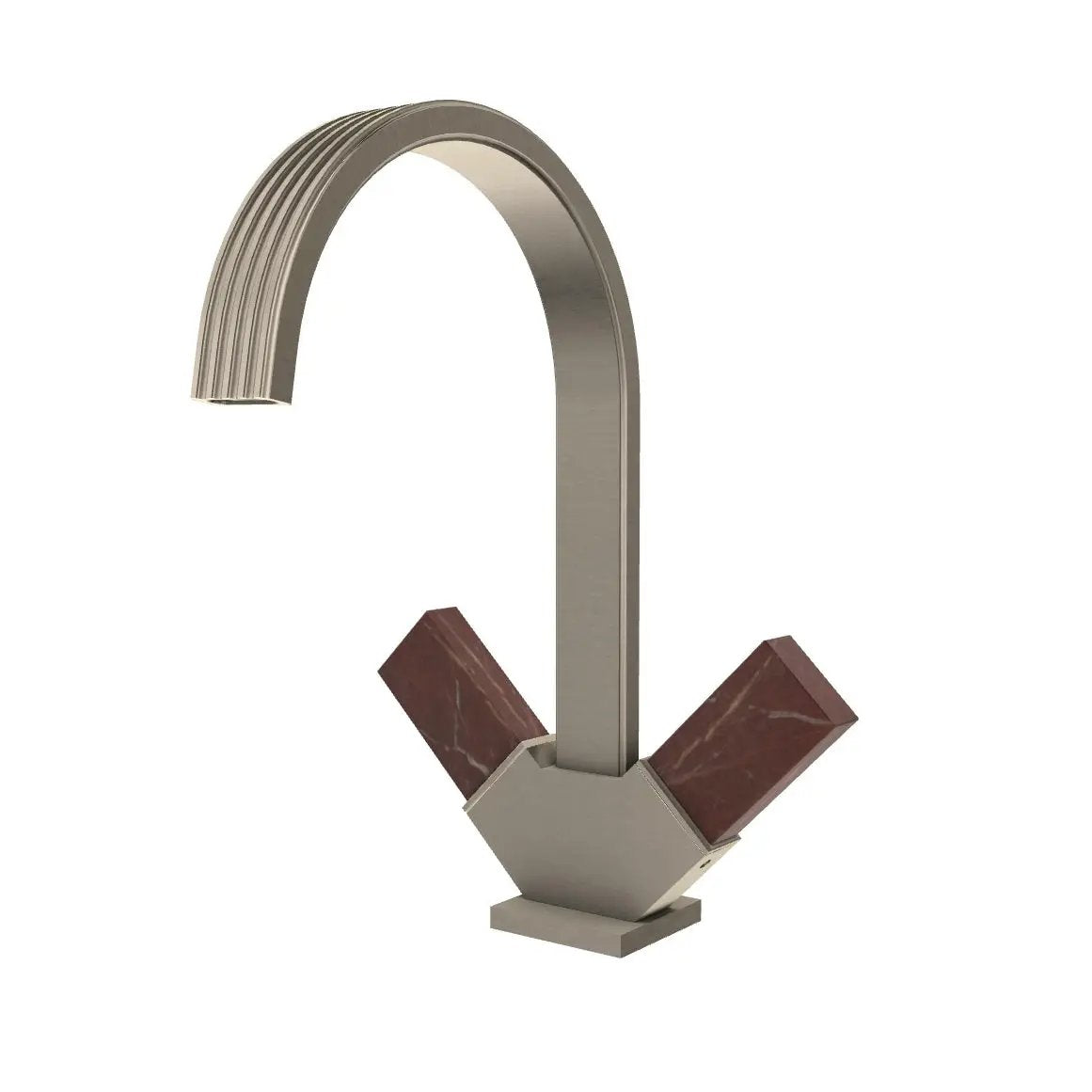 Aquabrass Tosca Single Hole 2 Handles Lavatory Faucet by Aquabrass