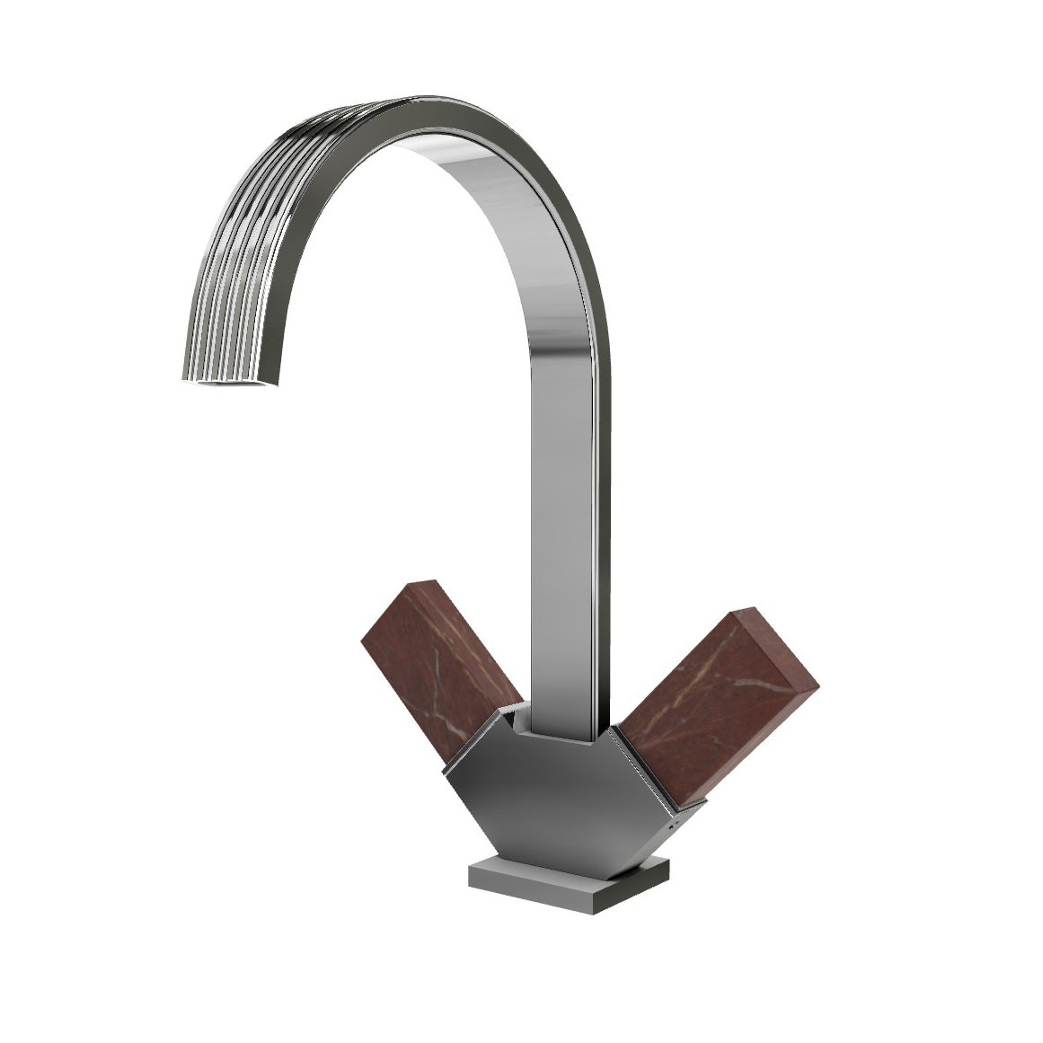 Aquabrass Tosca Single Hole 2 Handles Lavatory Faucet