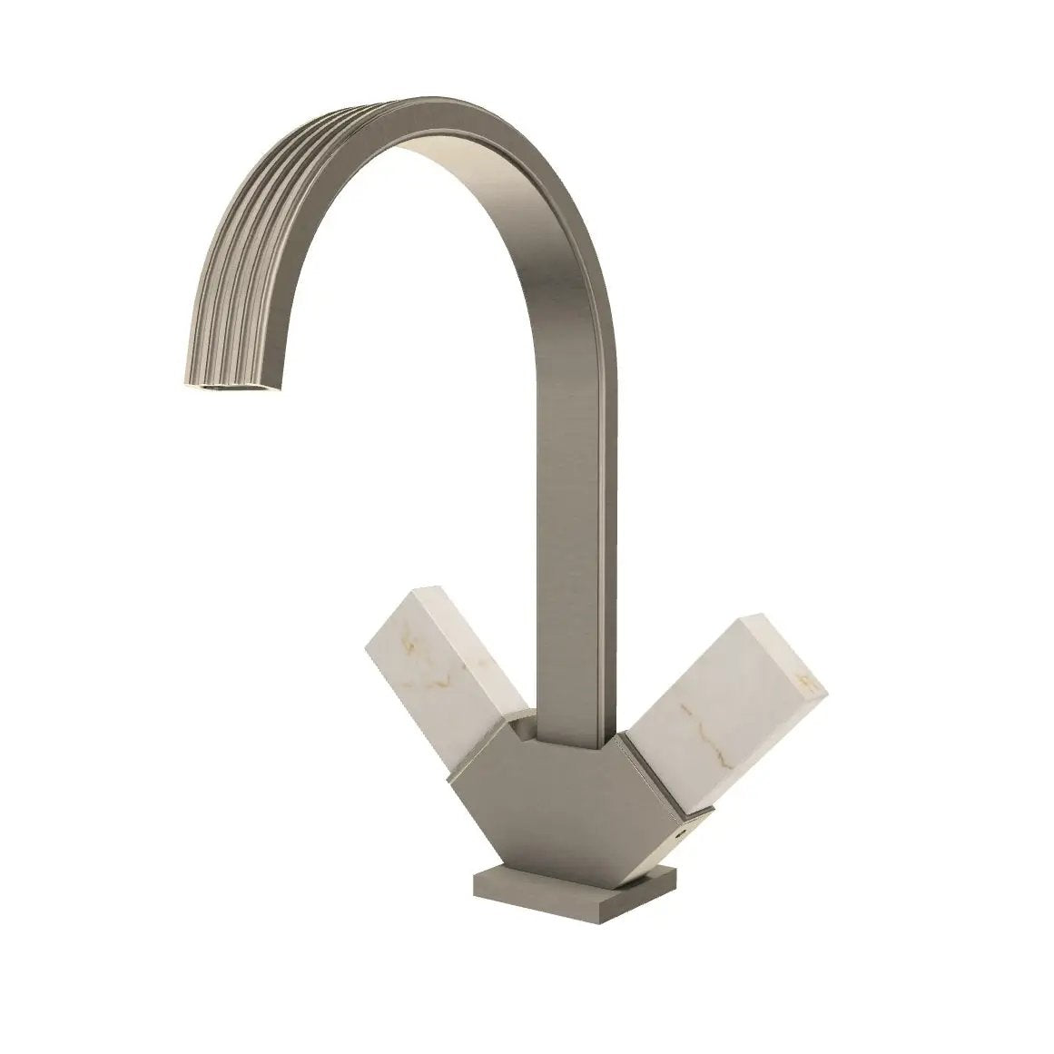 Aquabrass Tosca Single Hole 2 Handles Lavatory Faucet by Aquabrass