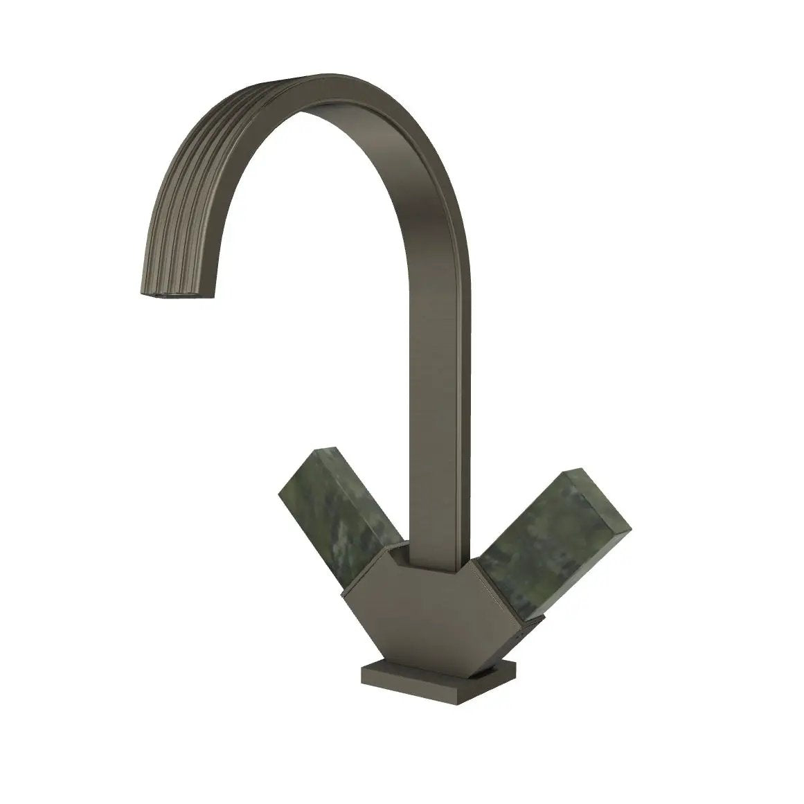 Aquabrass Tosca Single Hole 2 Handles Lavatory Faucet by Aquabrass