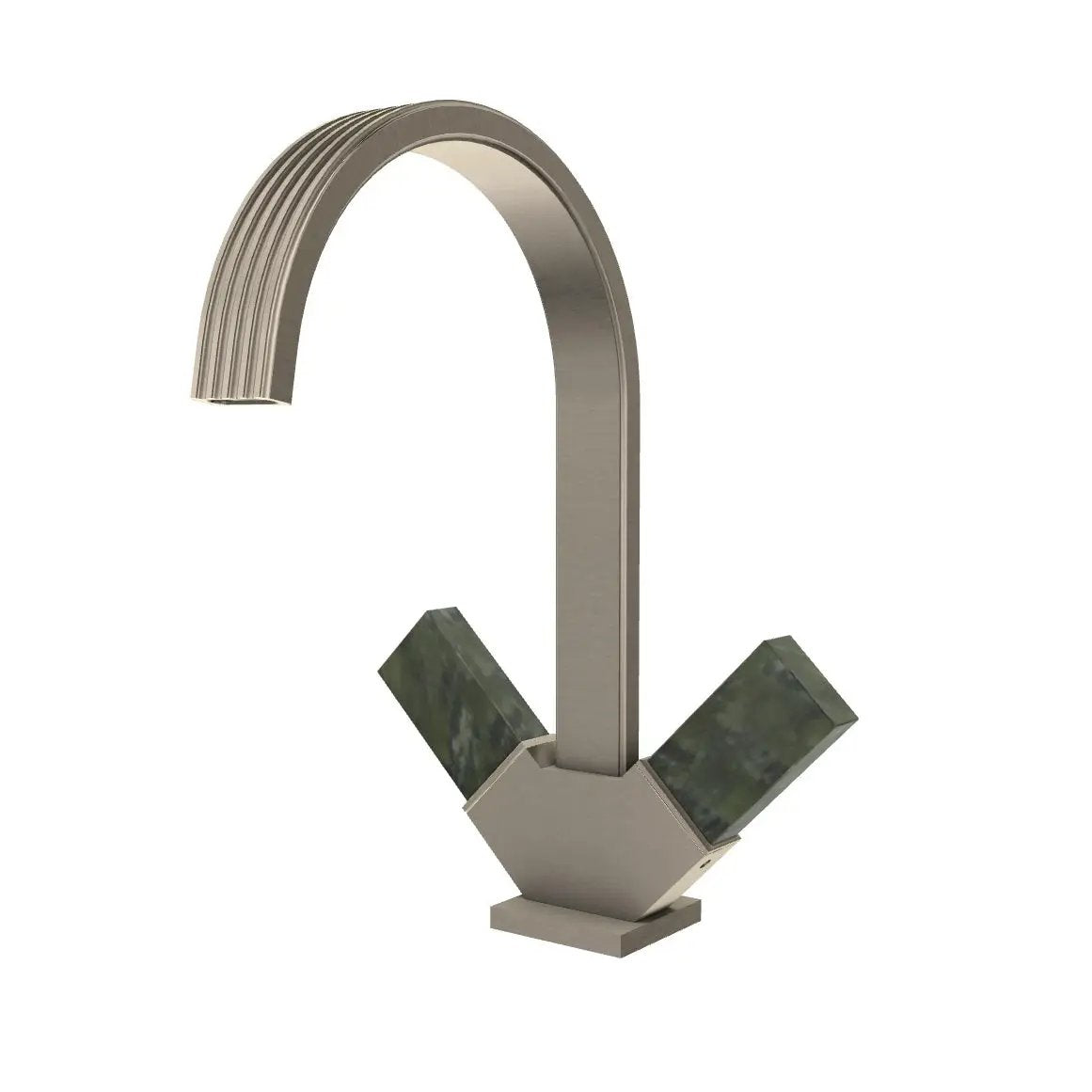 Aquabrass Tosca Single Hole 2 Handles Lavatory Faucet by Aquabrass