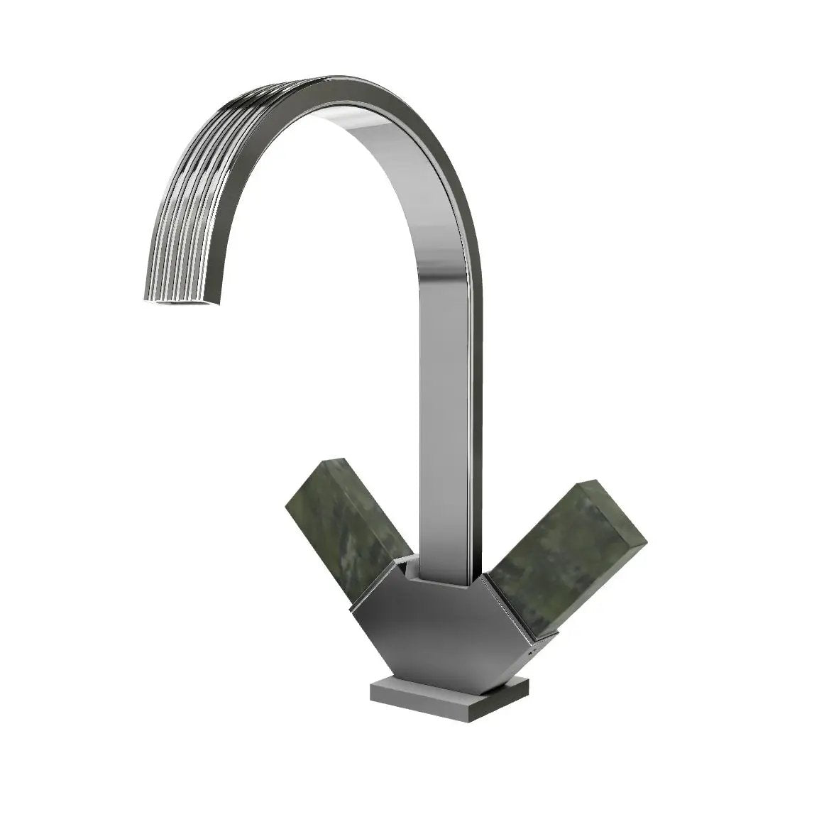 Aquabrass Tosca Single Hole 2 Handles Lavatory Faucet by Aquabrass