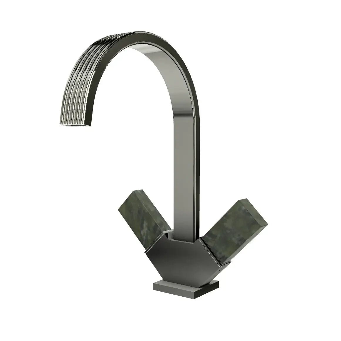 Aquabrass Tosca Single Hole 2 Handles Lavatory Faucet by Aquabrass