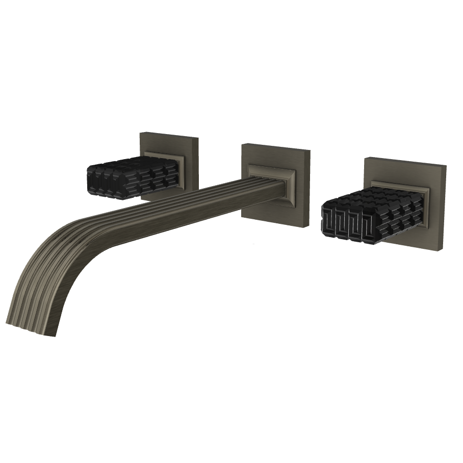 Aquabrass Tosca Wall 8" Lavatory Faucet - Trim Only by Aquabrass