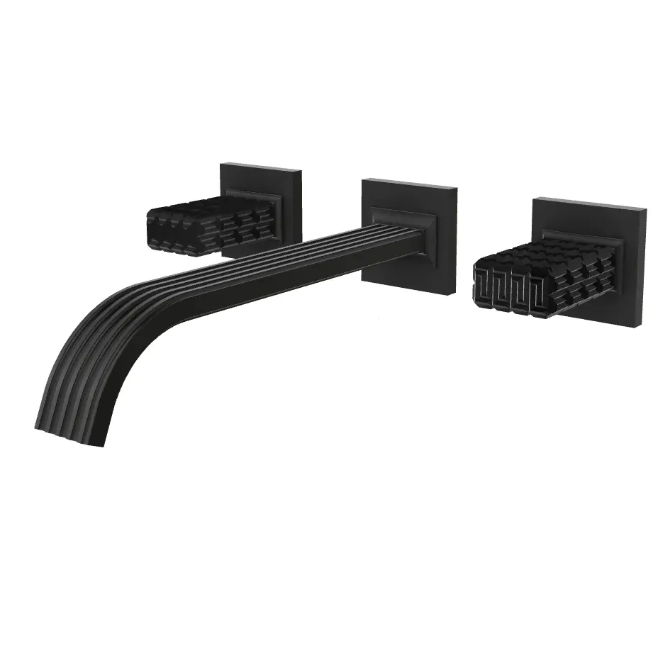 Aquabrass Tosca Wall 8" Lavatory Faucet - Trim Only by Aquabrass