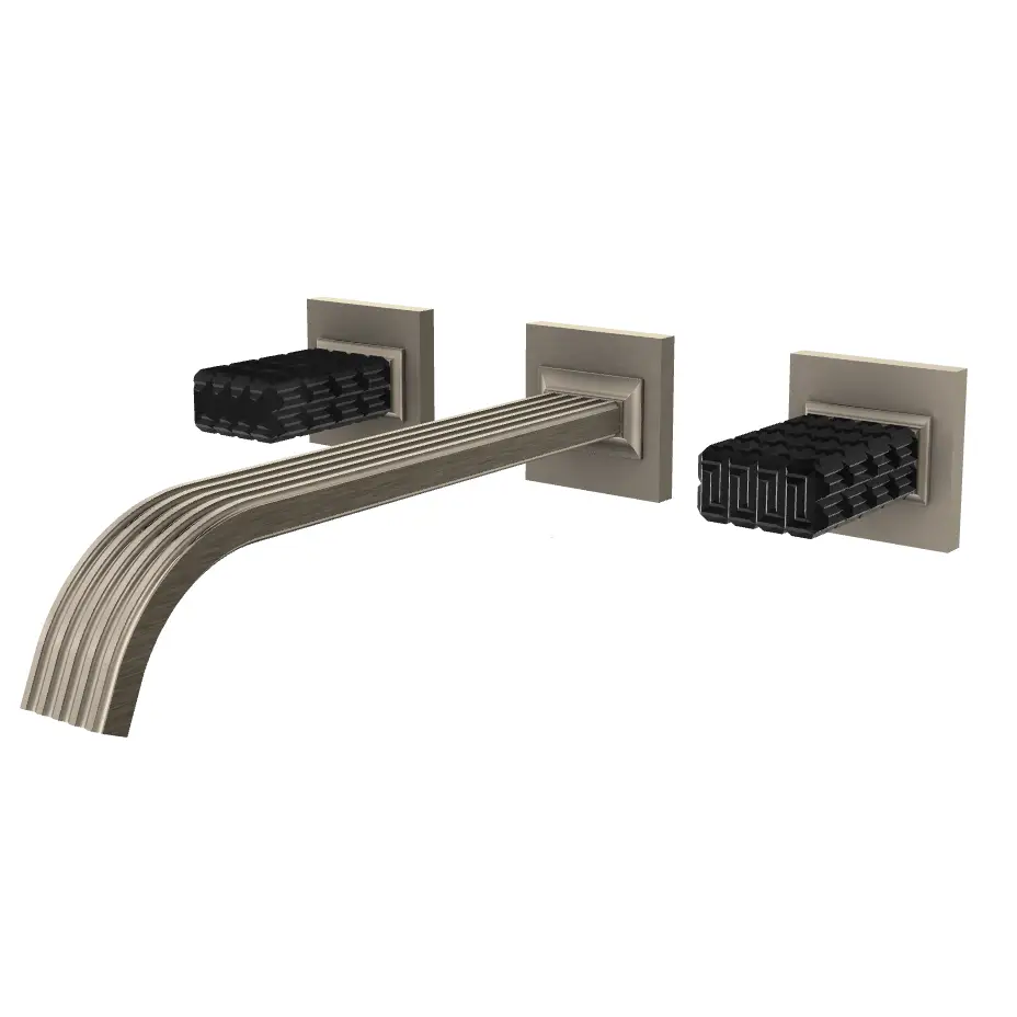 Aquabrass Tosca Wall 8" Lavatory Faucet - Trim Only by Aquabrass