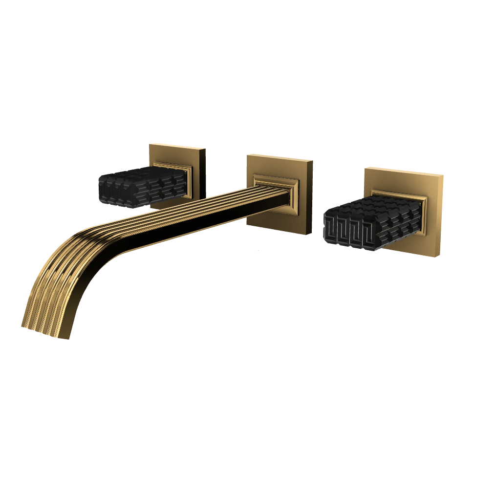 Aquabrass Tosca Wall 8" Lavatory Faucet - Trim Only by Aquabrass