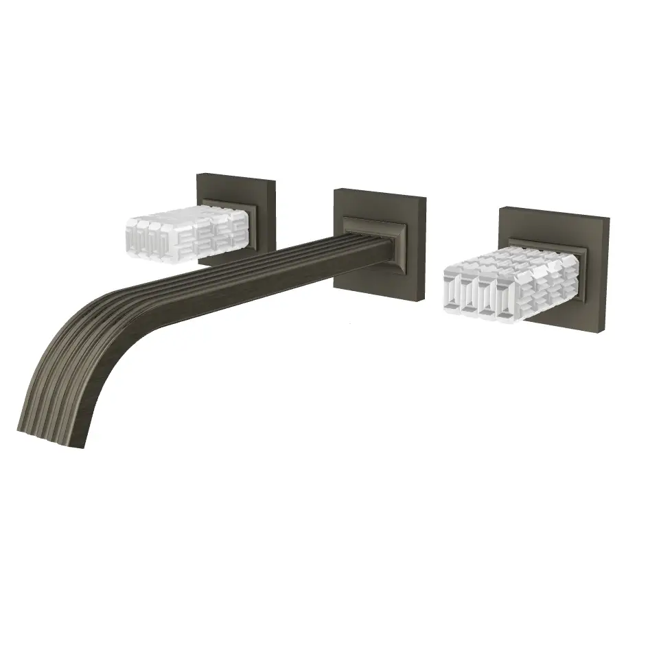 Aquabrass Tosca Wall 8" Lavatory Faucet - Trim Only by Aquabrass