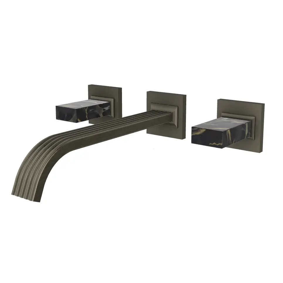 Aquabrass Tosca Wall 8" Lavatory Faucet - Trim Only by Aquabrass