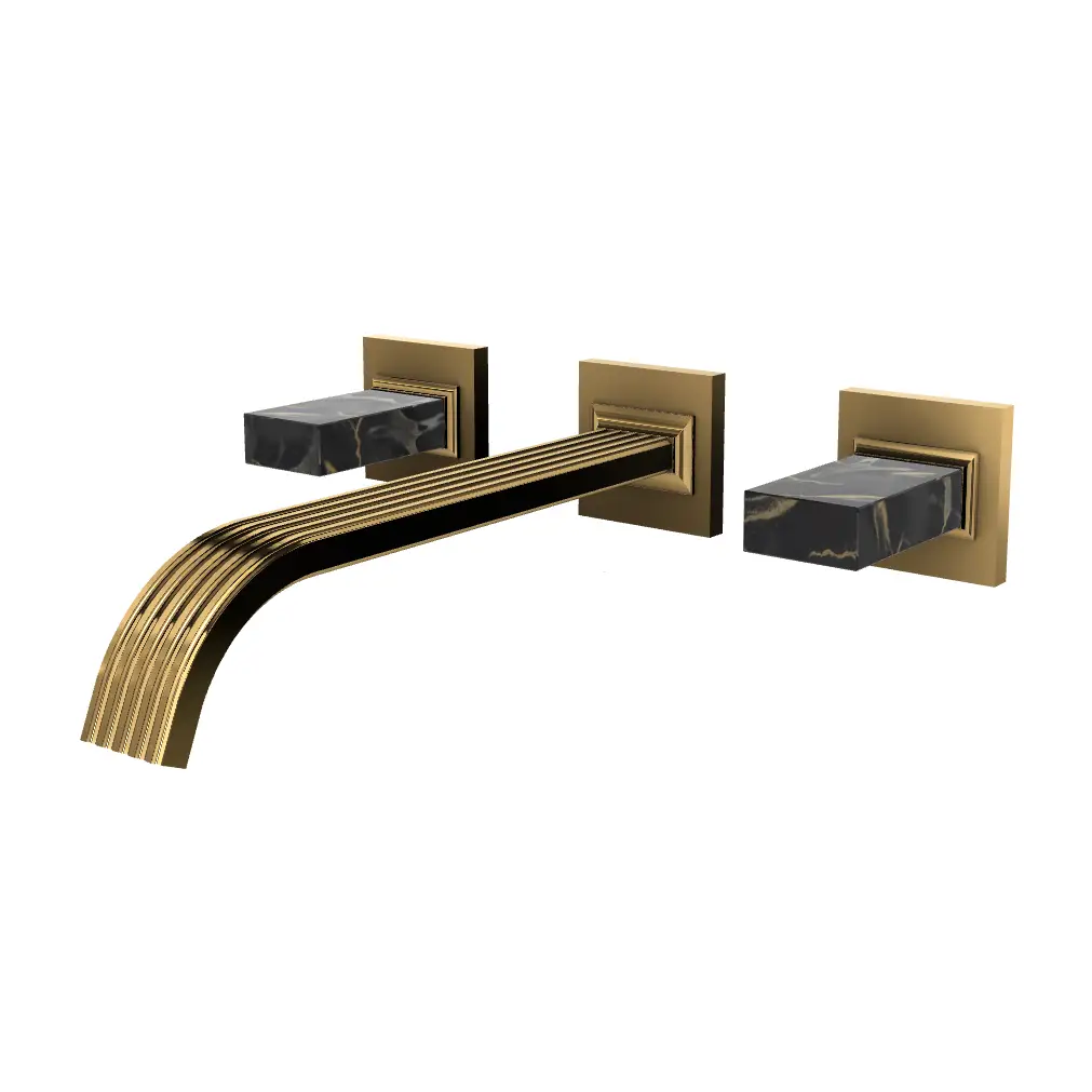 Aquabrass Tosca Wall 8" Lavatory Faucet - Trim Only by Aquabrass