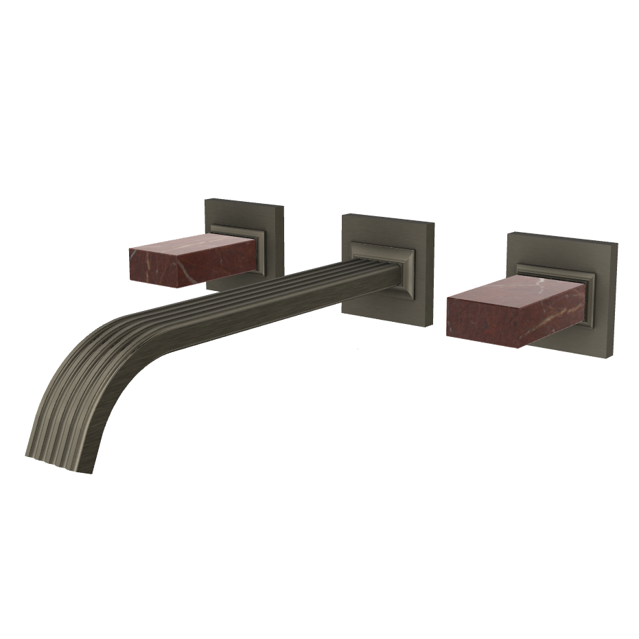 Aquabrass Tosca Wall 8" Lavatory Faucet - Trim Only by Aquabrass