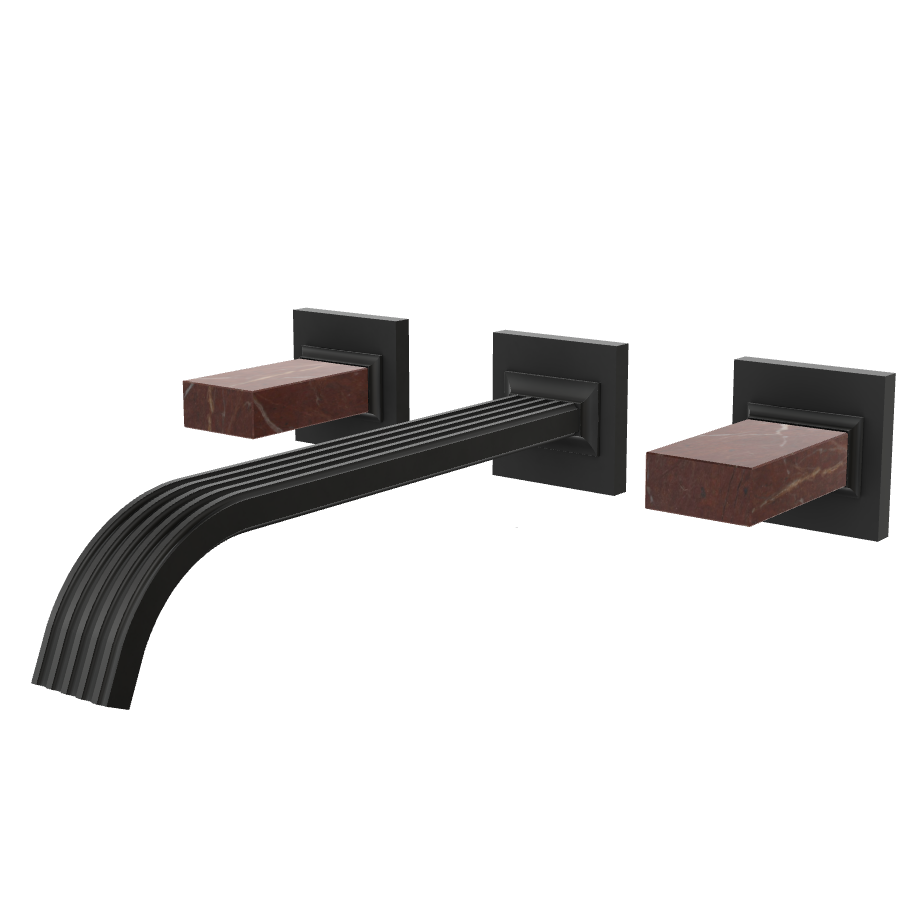 Aquabrass Tosca Wall 8" Lavatory Faucet - Trim Only