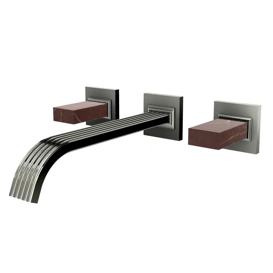 Aquabrass Tosca Wall 8" Lavatory Faucet - Trim Only by Aquabrass