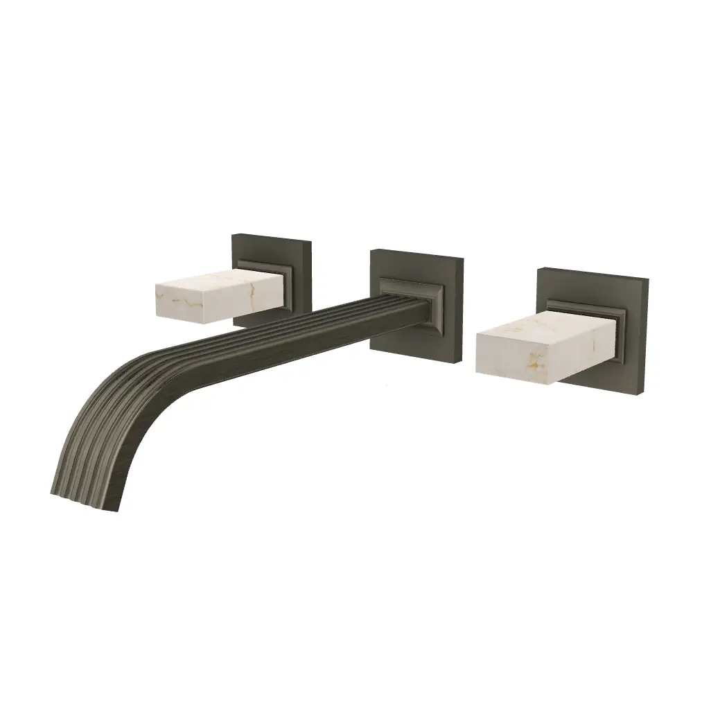 Aquabrass Tosca Wall 8" Lavatory Faucet - Trim Only by Aquabrass