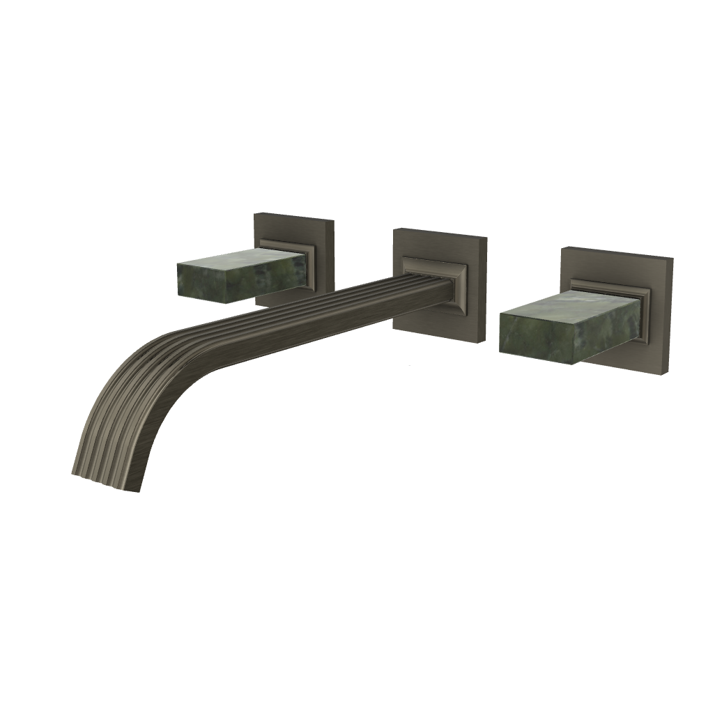 Aquabrass Tosca Wall 8" Lavatory Faucet - Trim Only by Aquabrass