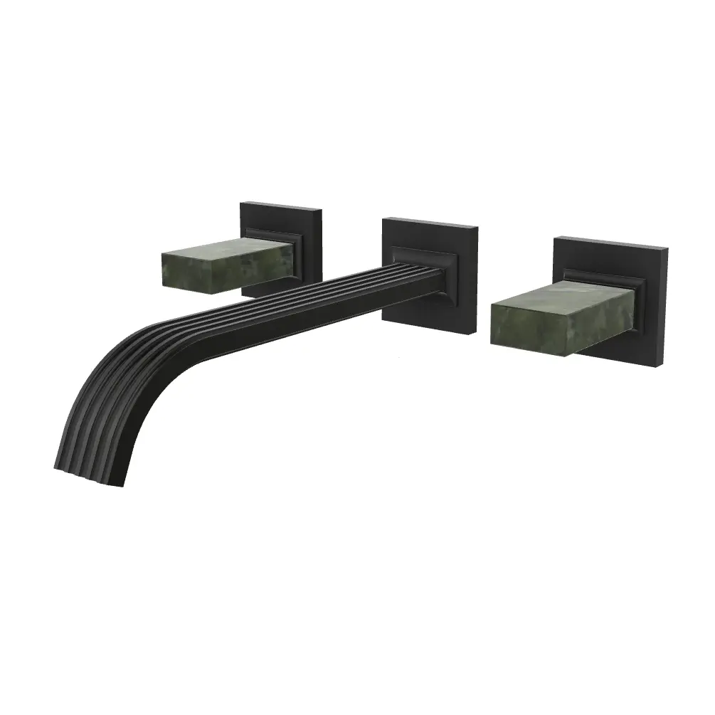 Aquabrass Tosca Wall 8" Lavatory Faucet - Trim Only by Aquabrass
