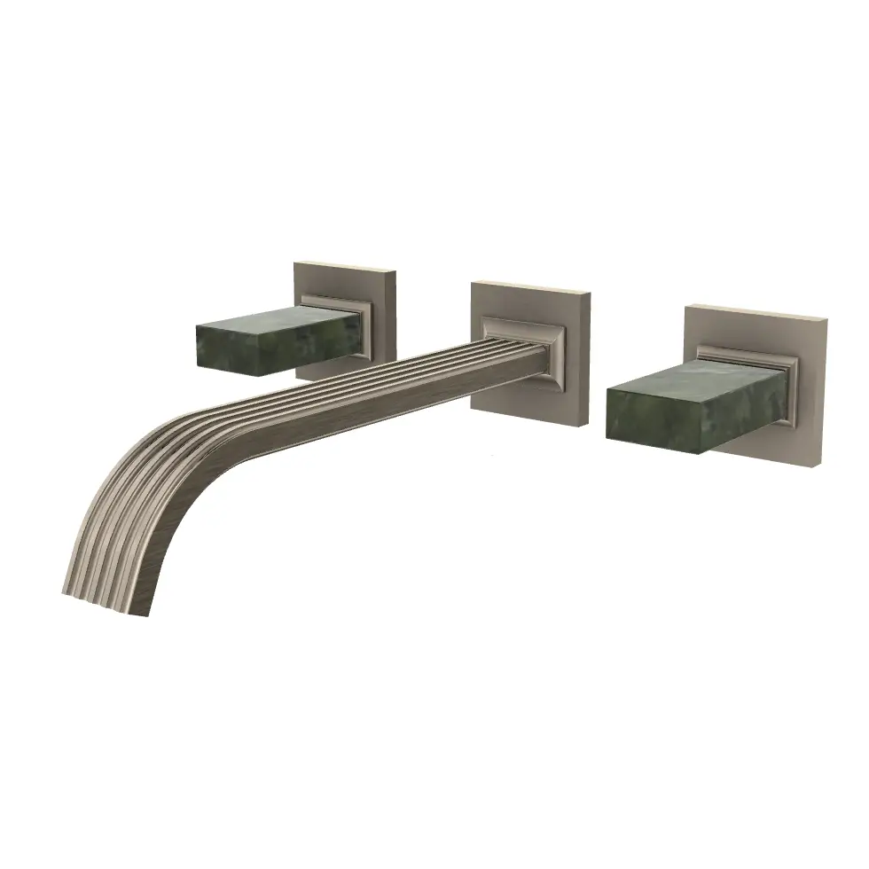 Aquabrass Tosca Wall 8" Lavatory Faucet - Trim Only by Aquabrass